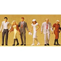 Preiser 65322 O Walking Passers-By Figures (Set of 6) - Your Source for Gaming Essentials* Best