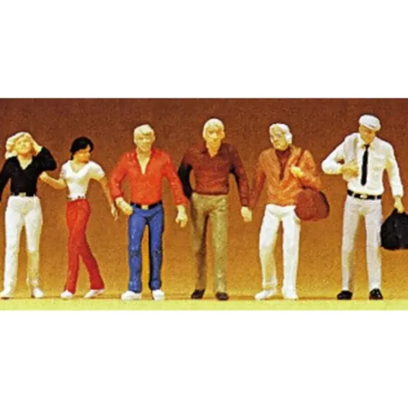 Preiser 68204 O Walking People Figures (Set of 6) - Your Source for Gaming Essentials* Clearance