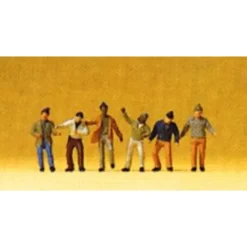 Preiser 80908 Z Dock/Warehouse Workers Figures (Set of 6) - Your Source for Gaming Essentials*