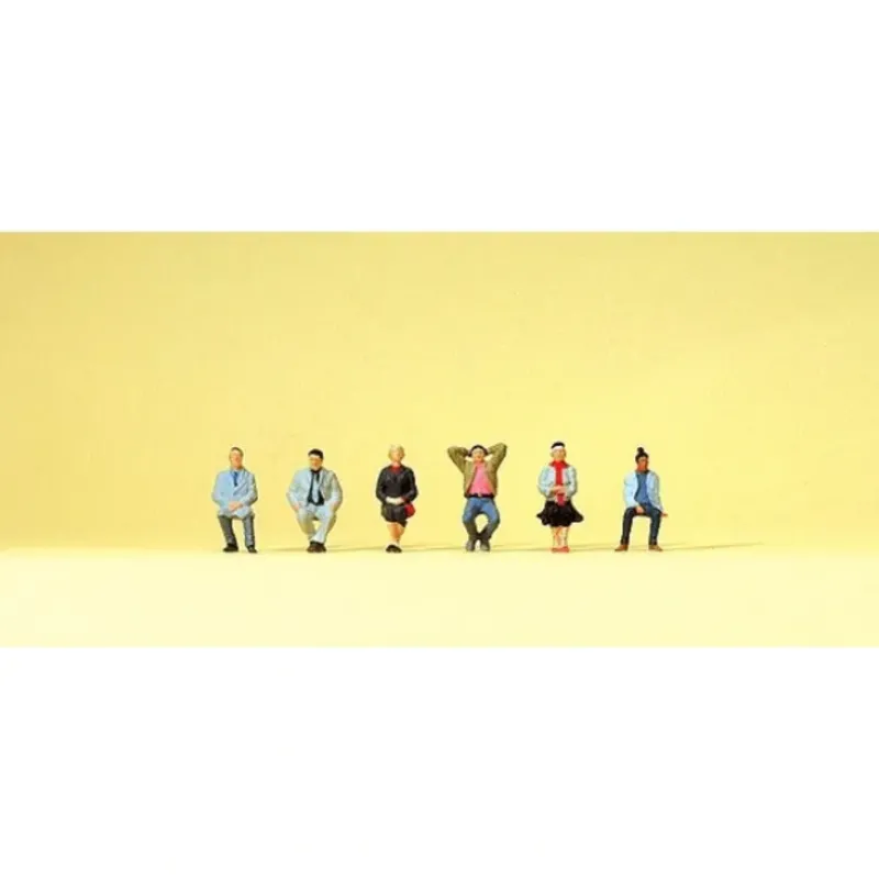 Preiser 88558 Z Seated Passengers Figures (Set of 6) - Your Source for Gaming Essentials* Outlet
