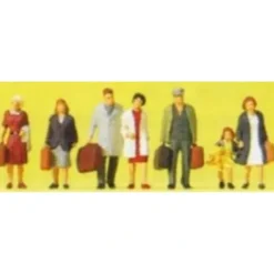 Preiser 88547 Z Standing Travelers with Luggage Figures (Set of 6) - Your Source for Gaming Essentials* Outlet