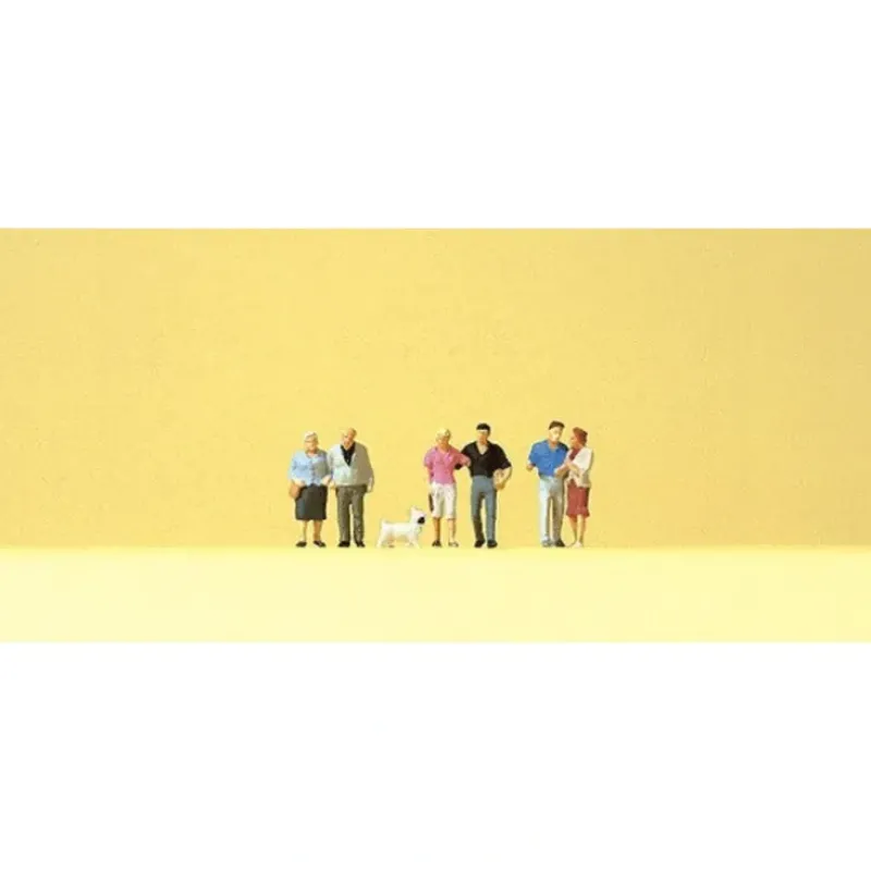 Preiser 88555 Z Walking Couples & Dog Figures (Set of 7) - Your Source for Gaming Essentials* Discount