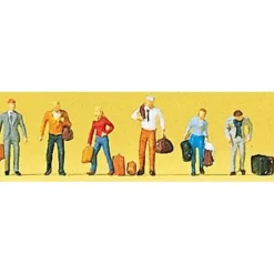 Preiser 88546 Z Walking Passengers with Luggage (Set of 6) - Your Source for Gaming Essentials* Discount