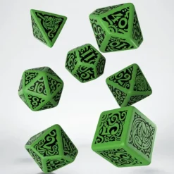 Dice>Q-Workshop Call of Cthulhu: The Outer Gods Dice Set Cthulhu (7 Piece Set) - Your Source for Gaming Essentials