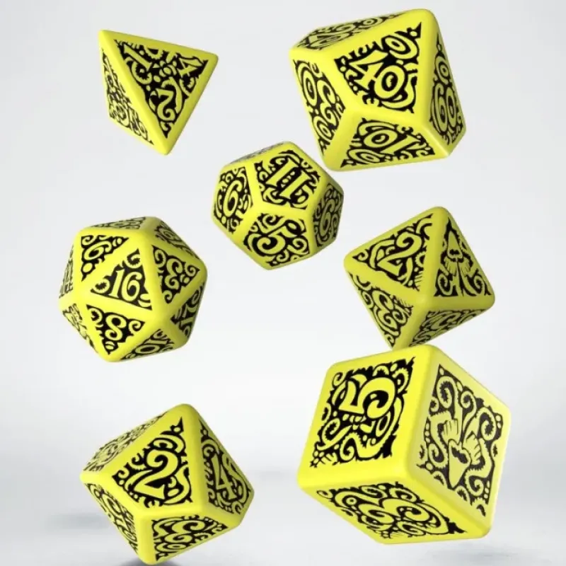 Dice>Q-Workshop Call of Cthulhu - The Outer Gods Dice Set Hastur (7 Pieces) - Your Source for Gaming Essentials