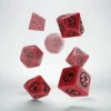Dice>Q-Workshop Dragons Dice Set Red with Black Etches (7 Piece Set) - Your Source for Gaming Essentials