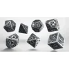 Dice>Q-Workshop Metal Dice Set, 7 Polyhedral Dice - Steampunk - Your Source for Gaming Essentials