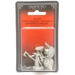 Tabletop Miniatures>Ral Partha 2 Executioners, Prisoner, and Chopping Block #01-025 Unpainted Metal - Your Source for Gaming Essentials