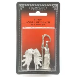 Tabletop Miniatures>Ral Partha Angel Of Death #01-019 Unpainted Classic Fantasy RPG D&D Metal Figure - Your Source for Gaming Essentials