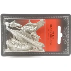 Tabletop Miniatures>Ral Partha Black Dragon #01-138 Unpainted Classic Fantasy RPG D&D Metal Figure - Your Source for Gaming Essentials