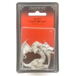 Tabletop Miniatures>Ral Partha Cold Drake - Dragon #01-072 Unpainted Classic Fantasy Metal Figure - Your Source for Gaming Essentials