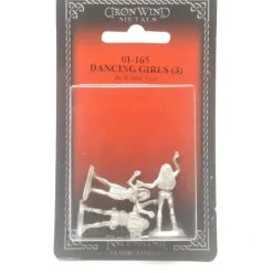 Tabletop Miniatures>Ral Partha Dancing Girls (3 Pieces) #01-165 Unpainted Fantasy Metal Figure - Your Source for Gaming Essentials