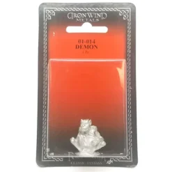 Tabletop Miniatures>Ral Partha Demon #01-014 Unpainted Classic Fantasy RPG D&D Metal Figure - Your Source for Gaming Essentials
