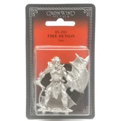 Tabletop Miniatures>Ral Partha Demon Of Fire and Darkness #01-201 Unpainted Fantasy Metal Figure - Your Source for Gaming Essentials