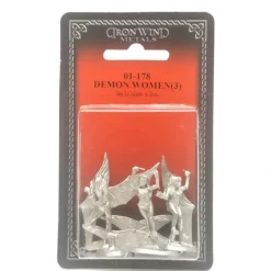 Ral Partha Demon Women (3 Pieces) #01-178 Unpainted Classic Fantasy Metal Figure - Your Source for Gaming Essentials New