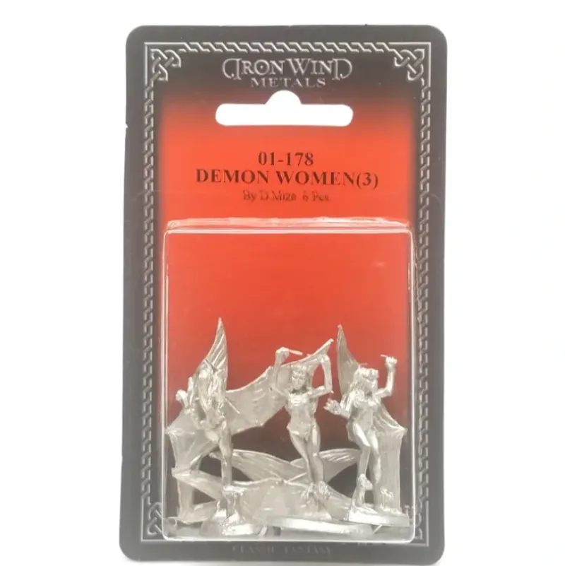 Ral Partha Demon Women (3 Pieces) #01-178 Unpainted Classic Fantasy Metal Figure - Your Source for Gaming Essentials New