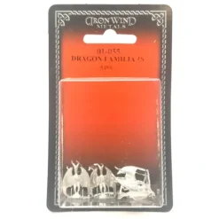 Tabletop Miniatures>Ral Partha Dragon Familiars (4 Pieces) #01-055 Unpainted Fantasy Metal Figure - Your Source for Gaming Essentials