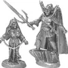 Tabletop Miniatures>Ral Partha Elf Anti-Hero With Slave #01-164 Unpainted Fantasy Metal Figure - Your Source for Gaming Essentials