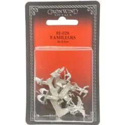 Tabletop Miniatures>Ral Partha Familiars Pack (9 Pieces) #01-020 Unpainted Fantasy Metal Figure - Your Source for Gaming Essentials