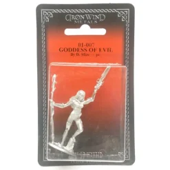 Tabletop Miniatures>Ral Partha Goddess Of Evil #01-007 Unpainted Classic Fantasy RPG Metal Figure - Your Source for Gaming Essentials