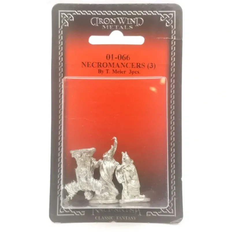 Ral Partha Necromancers (3 Pieces) 01-066 Unpainted Classic Fantasy Metal Figure - Your Source for Gaming Essentials Best Sale