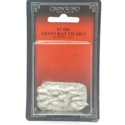 Tabletop Miniatures>Ral Partha Rat Swarm #01-045 Unpainted Classic Fantasy RPG D&D Metal Figure - Your Source for Gaming Essentials