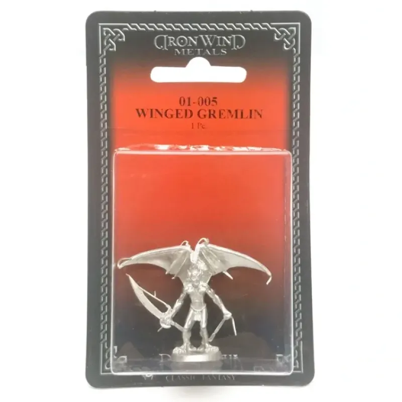 Tabletop Miniatures>Ral Partha Winged Gremlin #01-005 Unpainted Classic Fantasy RPG D&D Metal Figure - Your Source for Gaming Essentials