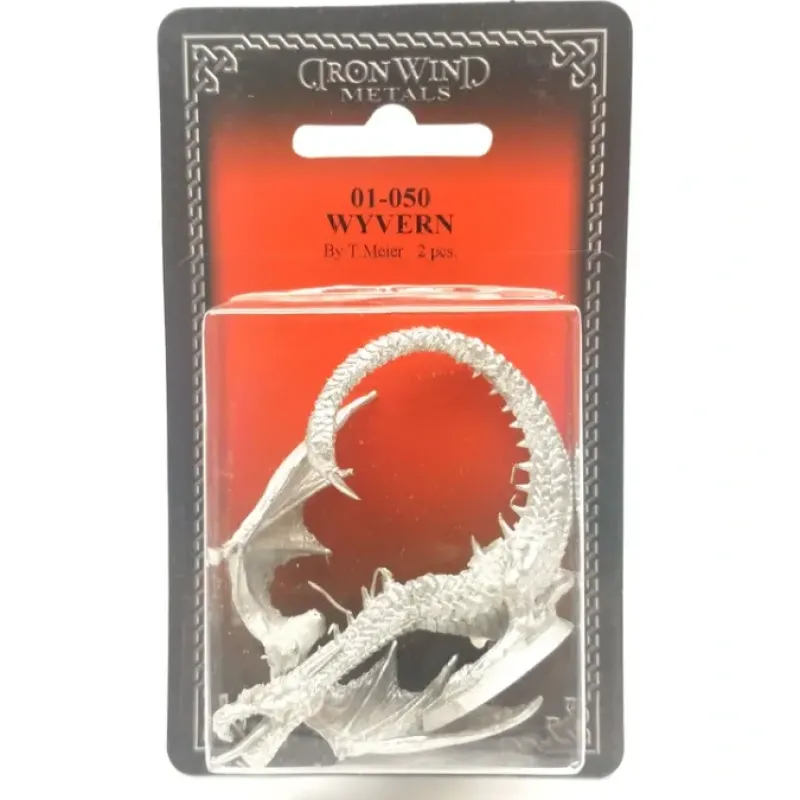 Tabletop Miniatures>Ral Partha Wyvern #01-050 Unpainted Classic Fantasy RPG D&D Metal Figure - Your Source for Gaming Essentials