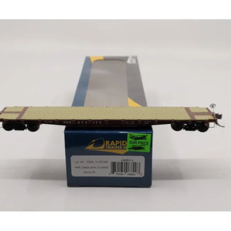 Rapido Trains 138003-6 HO Scale PRR Flat Car # 475179 LN/Box - Your Source for Gaming Essentials* New