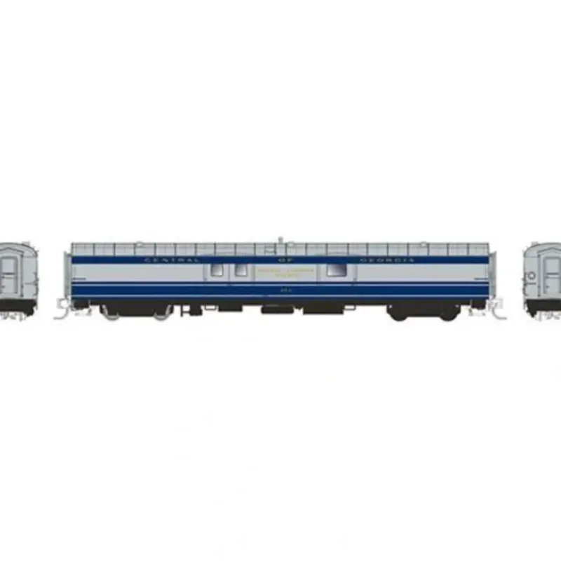 Rapido Trains 506019 N Central of Georgia 73' Smooth Side Baggage #457 - Your Source for Gaming Essentials* Best