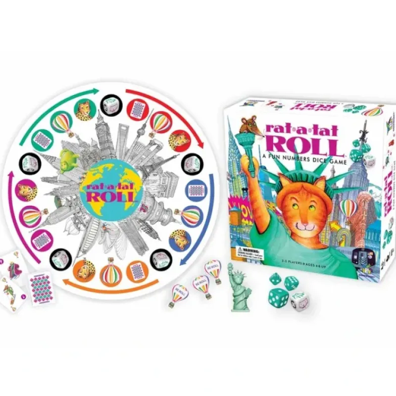 Dice>Rat-A-Tat Roll - A Fun Numbers Dice Game - Your Source for Gaming Essentials