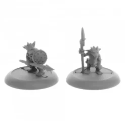 Tabletop Miniatures>Ratpelt Kobold Spearmen (2) #04078 Dark Heaven Legends Unpainted Metal Figures - Your Source for Gaming Essentials