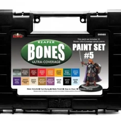 Tabletop Miniatures>Reaper Miniatures #09980 MSP Bones Ultra-Coverage Paint Set #5 - 16 Bottles - Your Source for Gaming Essentials