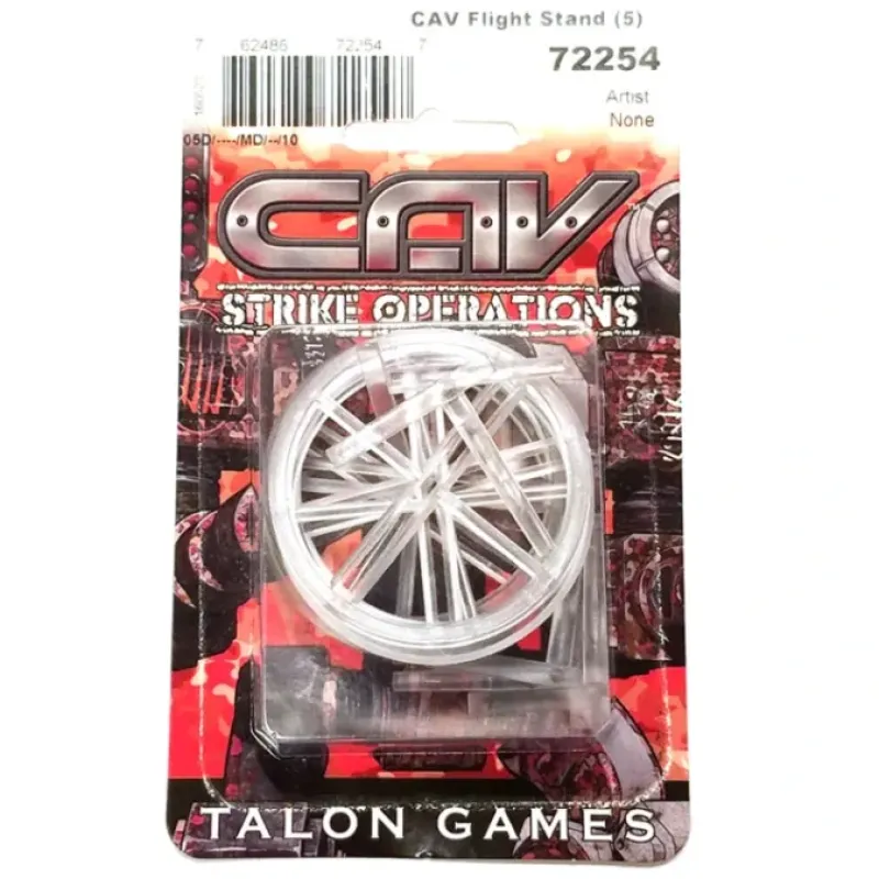 Tabletop Miniatures>Reaper Miniatures 2" Transparent Slotted Round Base+Long Hover Peg (5 Ea) #72254 - Your Source for Gaming Essentials