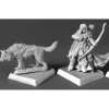 Tabletop Miniatures>Reaper Miniatures Adowyn & Leryn (Iconic Hunter & Wolf) #60181 Pathfinder - Your Source for Gaming Essentials