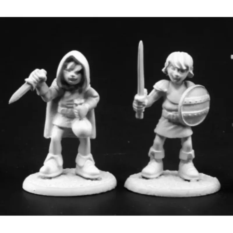 Tabletop Miniatures>Reaper Miniatures Adventuring Kids #2 (2) #03783 Dark Heaven Legends Unpainted - Your Source for Gaming Essentials
