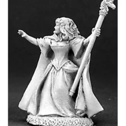 Tabletop Miniatures>Reaper Miniatures Aeslin, 1/2 Elf Wizardess #03159 Dark Heaven Unpainted Metal - Your Source for Gaming Essentials