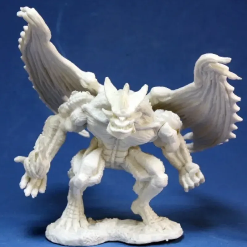 Tabletop Miniatures>Reaper Miniatures Agramon, Pit Fiend #77112 Bones Unpainted Plastic Mini Figure - Your Source for Gaming Essentials