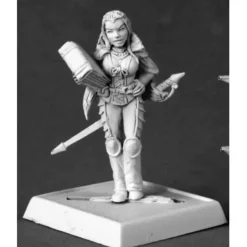 Tabletop Miniatures>Reaper Miniatures Ailyn Ghontasavos #60065 Pathfinder Miniatures Unpainted Mini - Your Source for Gaming Essentials