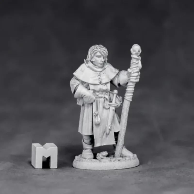 Tabletop Miniatures>Reaper Miniatures Alec, Young Mage #03881 Unpainted Metal Mini D&D RPG Figure - Your Source for Gaming Essentials