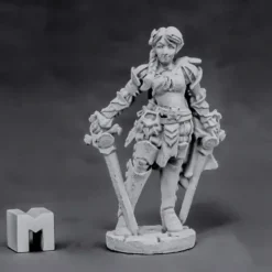Tabletop Miniatures>Reaper Miniatures Aletheia Edair, Duelist 03867 Dark Heaven Unpainted Metal Mini - Your Source for Gaming Essentials