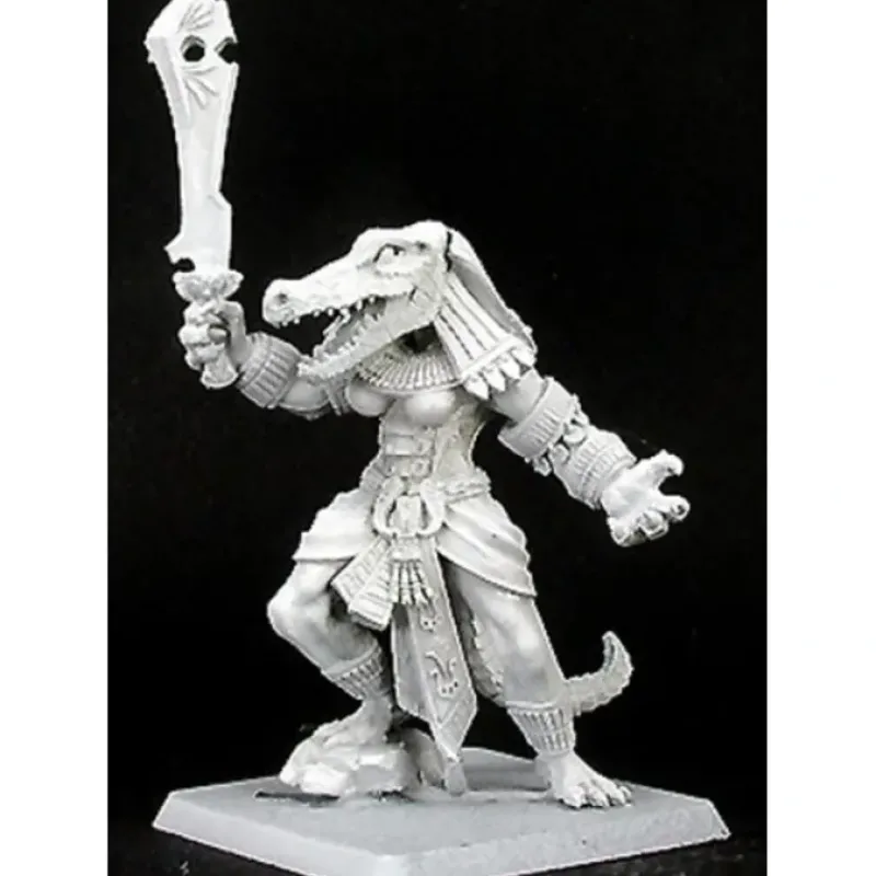 Tabletop Miniatures>Reaper Miniatures Ammat, Nefsokar Captain #14247 Nefsokar Unpainted RPG D&D Mini - Your Source for Gaming Essentials