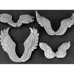 Tabletop Miniatures>Reaper Miniatures Angelic Wings (4 Pieces) #03181 Dark Heaven Unpainted Metal - Your Source for Gaming Essentials