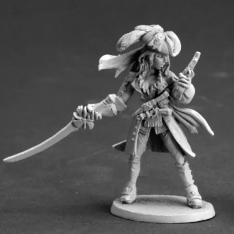 Tabletop Miniatures>Reaper Miniatures Angelica Fairweather #03613 Dark Heaven Unpainted Metal - Your Source for Gaming Essentials