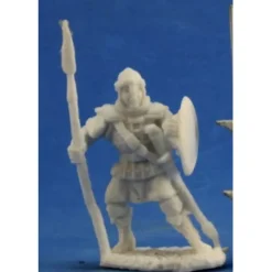 Tabletop Miniatures>Reaper Miniatures Anhurian Spearman (3) #77359 Bones Unpainted Plastic Figure - Your Source for Gaming Essentials