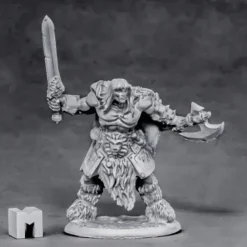 Tabletop Miniatures>Reaper Miniatures Ankoa, Barbarian Hero #03869 Dark Heaven Unpainted Metal Mini - Your Source for Gaming Essentials
