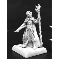 Tabletop Miniatures>Reaper Miniatures Aravashniel Elf Wizard 60139 Pathfinder Unpainted Figure - Your Source for Gaming Essentials