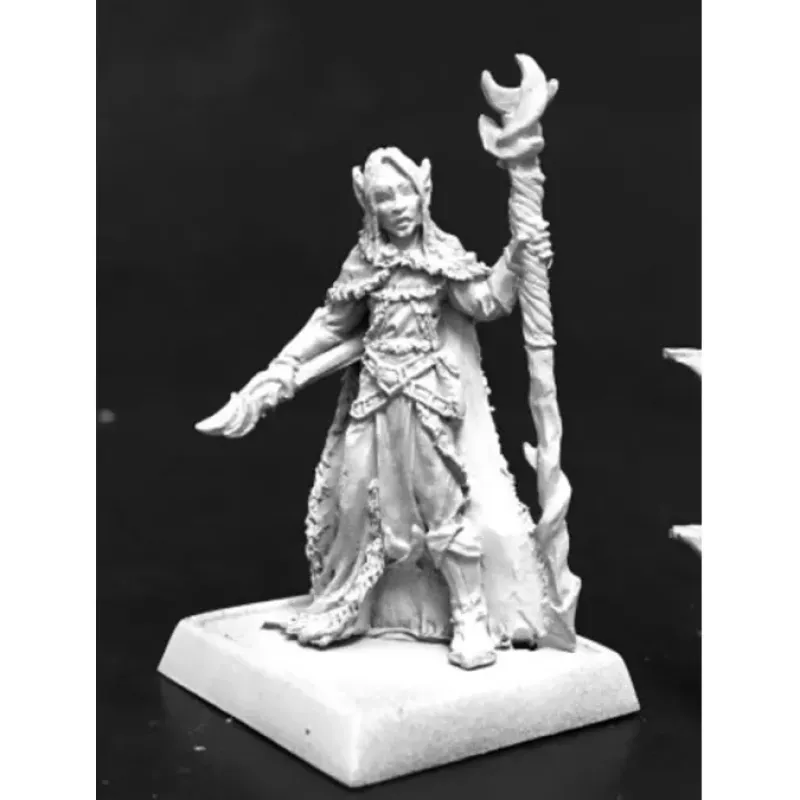 Tabletop Miniatures>Reaper Miniatures Aravashniel Elf Wizard 60139 Pathfinder Unpainted Figure - Your Source for Gaming Essentials