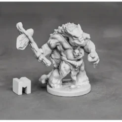 Tabletop Miniatures>Reaper Miniatures Armorback Barbarian (Ankylosaurus) #03876 Unpainted Metal Mini - Your Source for Gaming Essentials