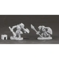 Tabletop Miniatures>Reaper Miniatures Armored Goblin Spearmen #03850 Dark Heaven Unpainted Metal - Your Source for Gaming Essentials